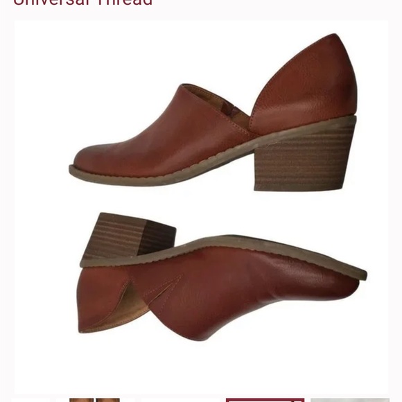 NWOT Universal thread target cutout bootie heels - Picture 5 of 7